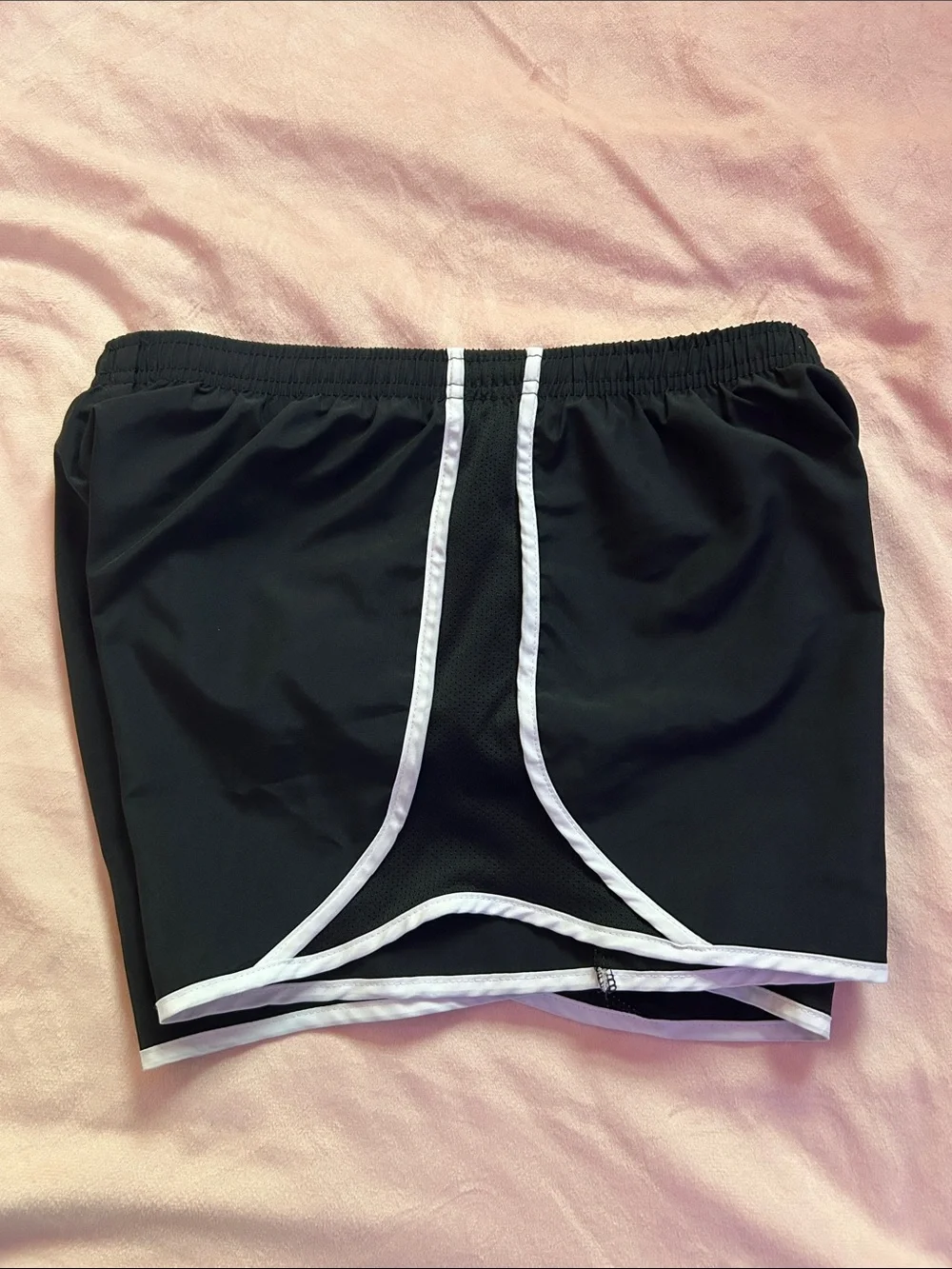 Nike Black Athletic Shorts with White Lining